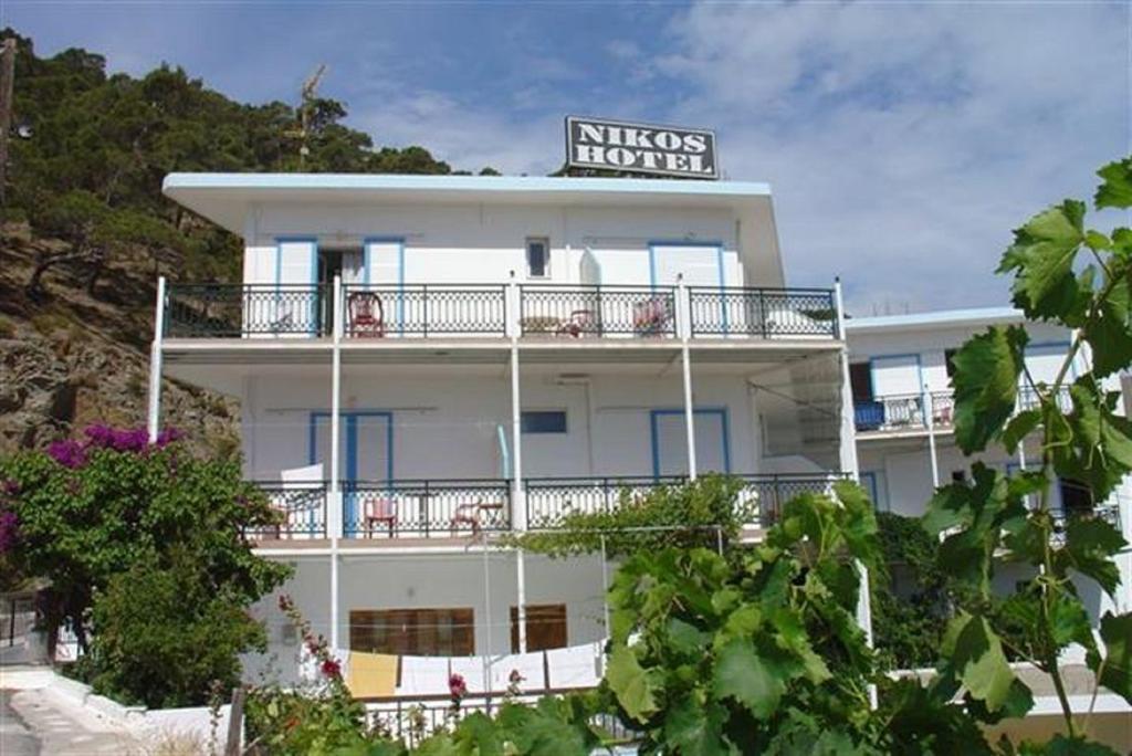 Nikos Hotel Diafánion Esterno foto